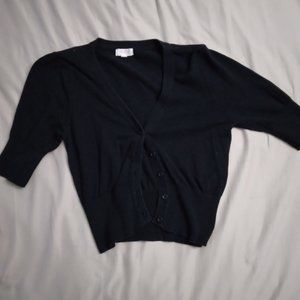 Black shrug sweater